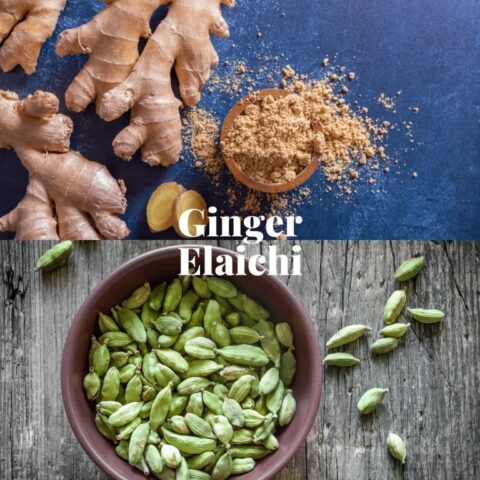 Adrak Elaichi ( Ginger Cardamom) Flavoured Assam Tea Black Leaves