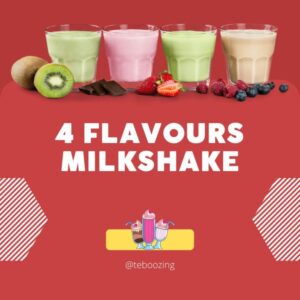 Buffet of 4 Flavoured Milkshake Premix (Random 4 flavours will be send)