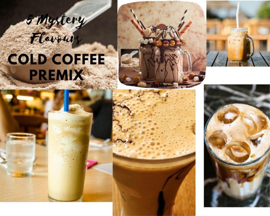 Buffet of 5 Flavours of Cold Coffee Mix (Random 5 flavours will be send)