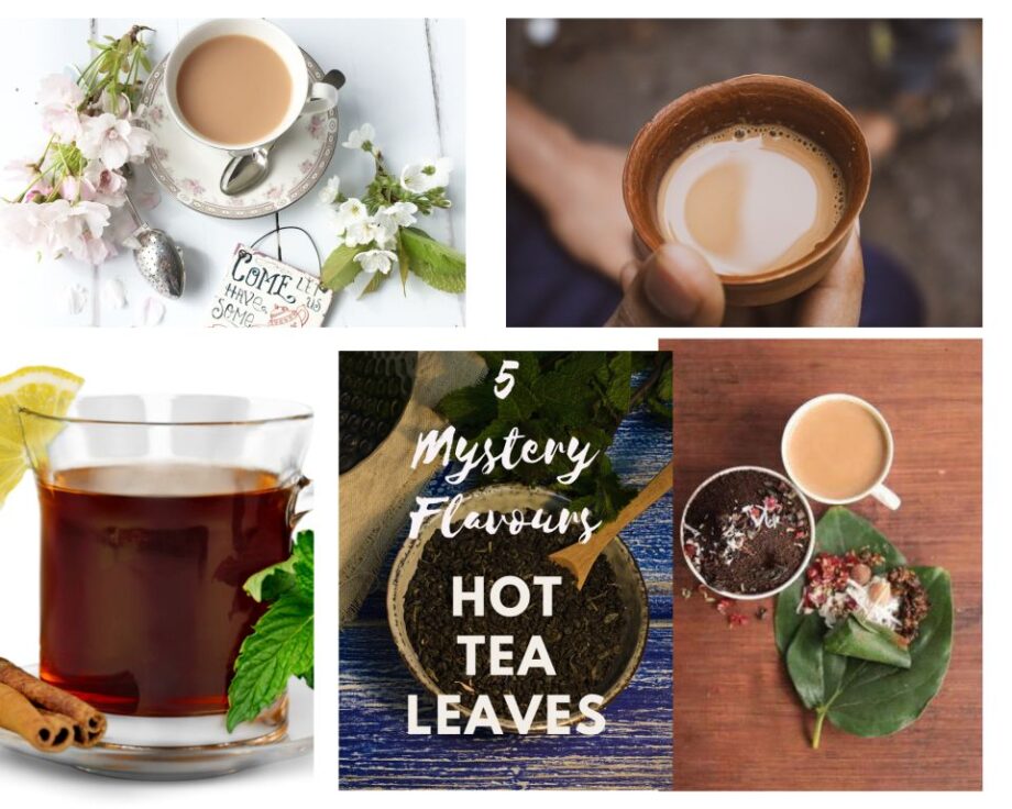 Buffet of 5 Flavoured Assam Tea Black Leaves (Random 5 flavours will be send)