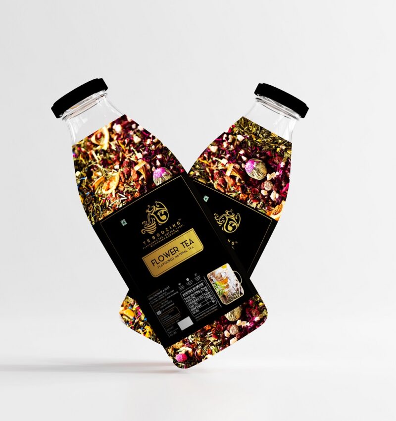 Buffet of 4 Flavoured Flower Natural Tea (Random 4 flavours will be send) - Image 2