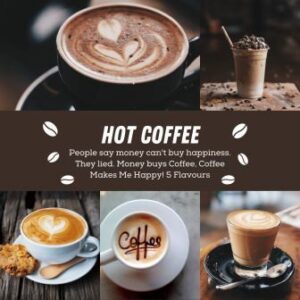 Buffet of 5 Flavoured Coffee (Random 5 flavours will be send)