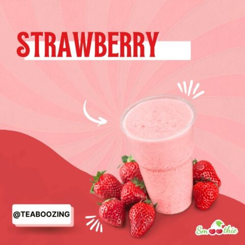 Strawberry flavoured Milkshake Premix