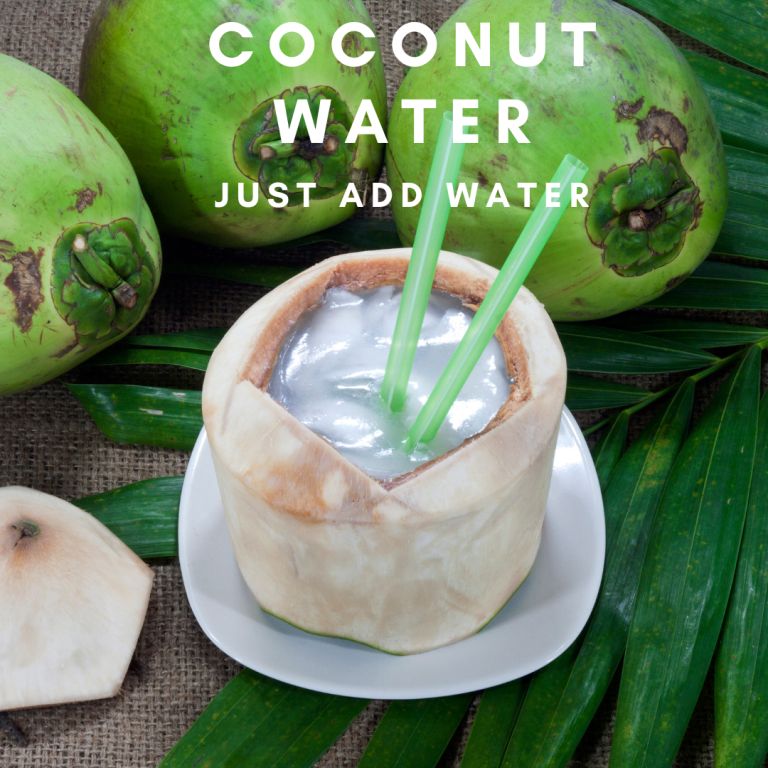 Natural Coconut Water Nariyal Pani Premix ... Just add water