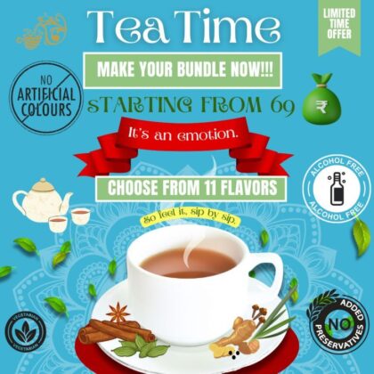 Assortments of 11 Flavors of Tea